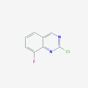 molecular formula C8H4ClFN2 B1434627 2-氯-8-氟喹唑啉 CAS No. 1388055-06-8
