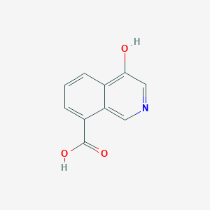 molecular formula C10H7NO3 B1434629 4-Hydroxyisoquinoline-8-carboxylic acid CAS No. 1824051-07-1