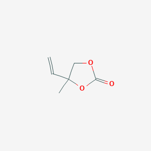 molecular formula C6H8O3 B14346293 4-Ethenyl-4-methyl-1,3-dioxolan-2-one CAS No. 96548-13-9