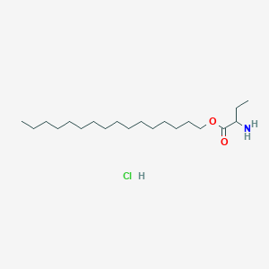 molecular formula C20H42ClNO2 B14346305 Hexadecyl 2-aminobutanoate;hydrochloride CAS No. 93848-62-5