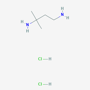 molecular formula C5H16Cl2N2 B1434632 3-Methylbutane-1,3-diamine dihydrochloride CAS No. 100516-73-2
