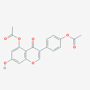 molecular formula C19H14O7 B143464 [4-(5-乙酰氧基-7-羟基-4-氧代色满-3-基)苯基]乙酸酯 CAS No. 1105697-83-3
