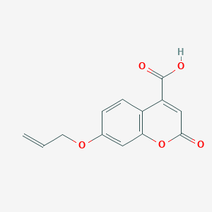 molecular formula C13H10O5 B1434649 7-(Allyloxy)-2-oxo-2H-chromene-4-carboxylic acid CAS No. 1239761-74-0