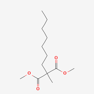 molecular formula C13H24O4 B14346632 Dimethyl heptyl(methyl)propanedioate CAS No. 98061-06-4
