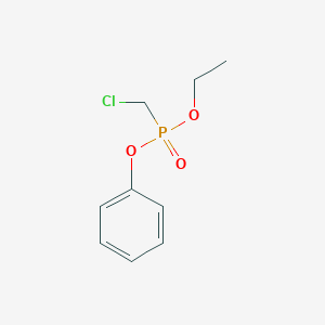 molecular formula C9H12ClO3P B14346772 Ethyl phenyl (chloromethyl)phosphonate CAS No. 90416-09-4