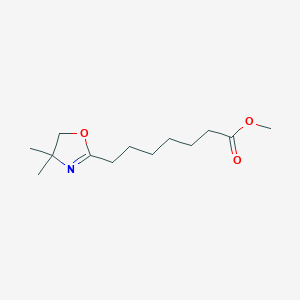molecular formula C13H23NO3 B14346914 Methyl 7-(4,4-dimethyl-4,5-dihydro-1,3-oxazol-2-yl)heptanoate CAS No. 92634-95-2