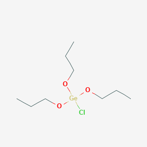 molecular formula C9H21ClGeO3 B14346918 Chloro(tripropoxy)germane CAS No. 90725-34-1