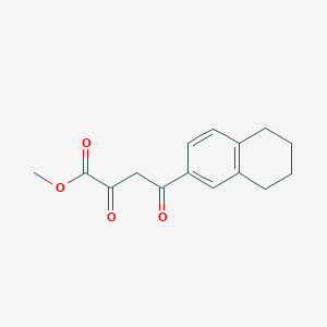 molecular formula C15H16O4 B1434695 Methyl 4-(1,2,3,4-tetrahydronaphthalen-6-yl)-2,4-dioxobutanoate CAS No. 1159981-06-2