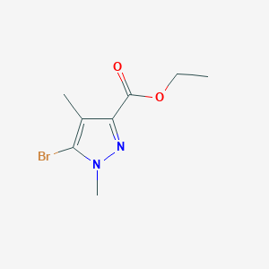 molecular formula C8H11BrN2O2 B1434705 Ethyl 5-bromo-1,4-dimethyl-1H-pyrazole-3-carboxylate CAS No. 1707370-05-5