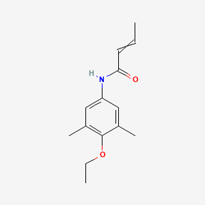 molecular formula C14H19NO2 B14347445 N-(4-Ethoxy-3,5-dimethylphenyl)but-2-enamide CAS No. 90256-91-0