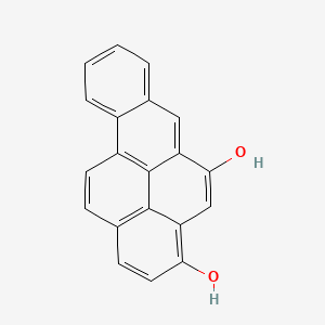 molecular formula C20H12O2 B14347460 Benzo(pqr)tetraphene-3,5-diol CAS No. 99346-48-2