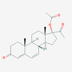 molecular formula C23H30O4 B143476 Melengestro acetate CAS No. 425-51-4