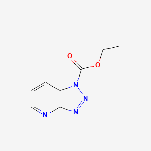 molecular formula C8H8N4O2 B14347648 Ethyl 1H-[1,2,3]triazolo[4,5-b]pyridine-1-carboxylate CAS No. 99315-09-0
