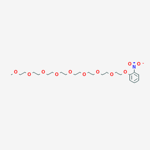 molecular formula C23H39NO11 B14347651 25-(2-Nitrophenoxy)-2,5,8,11,14,17,20,23-octaoxapentacosane CAS No. 92670-57-0