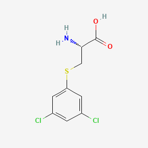 molecular formula C9H9Cl2NO2S B14347677 L-Cysteine, S-(3,5-dichlorophenyl)- CAS No. 91284-28-5