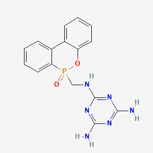 N-[(10-oxido-9,10-dihydro-9-oxa-10-phosphaphenanthrene)methyl]-1,3,5-triazine-2,4,6-triamine