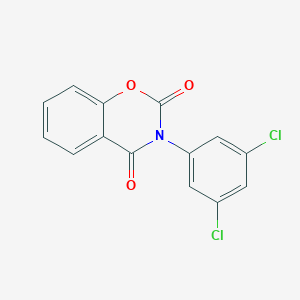 molecular formula C14H7Cl2NO3 B14347716 3-(3,5-Dichlorophenyl)-1,3-benzoxazine-2,4-dione 