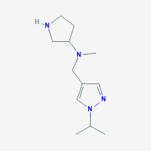 N-((1-Isopropyl-1H-pyrazol-4-yl)methyl)-N-methylpyrrolidin-3-amine