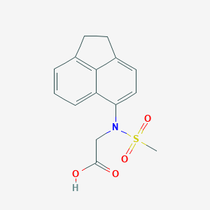 N-(1,2-Dihydroacenaphthylen-5-yl)-N-(methylsulfonyl)glycine