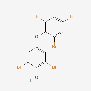 molecular formula C12H5Br5O2 B14347890 2,6-Dibromo-4-(2,4,6-tribromophenoxy)phenol CAS No. 91370-78-4