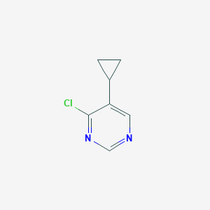 Pyrimidine, 4-chloro-5-cyclopropyl-