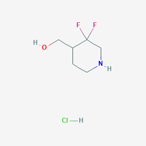 (3,3-Difluoropiperidin-4-yl)methanol hydrochloride