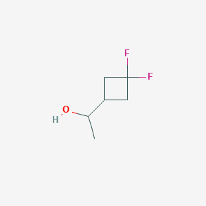 molecular formula C6H10F2O B1434806 1-(3,3-Difluorocyclobutyl)ethan-1-ol CAS No. 1784303-38-3