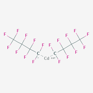 molecular formula C8CdF18 B14348250 Bis(nonafluorobutyl)cadmium CAS No. 93367-04-5