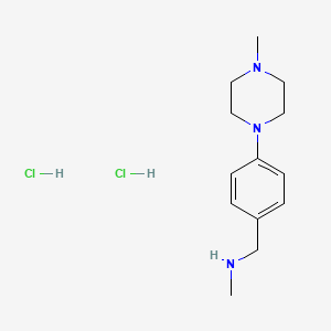 N-Methyl-N-[4-(4-methylpiperazin-1-yl)benzyl]amine dihydrochloride