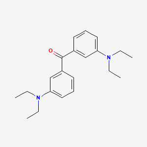 molecular formula C21H28N2O B14348512 Bis[3-(diethylamino)phenyl]methanone CAS No. 95612-32-1