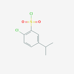 2-Chloro-5-(propan-2-yl)benzene-1-sulfonyl chloride