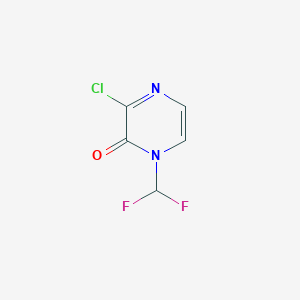3-Chloro-1-(difluoromethyl)pyrazin-2(1H)-one