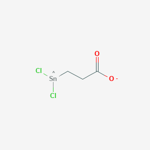 molecular formula C3H4Cl2O2Sn- B14348733 CID 71330738 