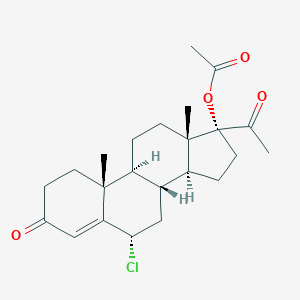 molecular formula C23H31ClO4 B143490 醋酸氢马地诺酮 CAS No. 2477-73-8
