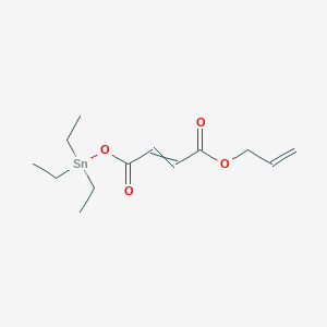 molecular formula C13H22O4Sn B14349283 Prop-2-en-1-yl 4-oxo-4-[(triethylstannyl)oxy]but-2-enoate CAS No. 95350-16-6