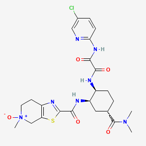 molecular formula C24H30ClN7O5S B1434938 Edoxaban N-oxide CAS No. 2244103-96-4