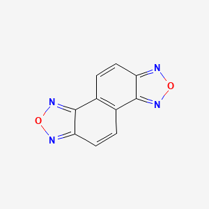 molecular formula C10H4N4O2 B1434952 [2,1,3]benzoxadiazolo[7,6-g][2,1,3]benzoxadiazole CAS No. 1394221-73-8