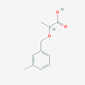 B1434968 2-[(3-Methylphenyl)methoxy]propanoic acid CAS No. 1603174-94-2