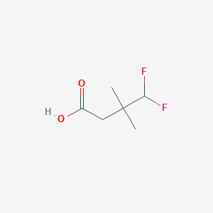 molecular formula C6H10F2O2 B1434977 4,4-Difluoro-3,3-dimethylbutanoic acid CAS No. 1892397-17-9