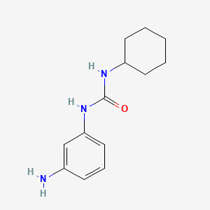 molecular formula C13H19N3O B14349874 Urea, N-(3-aminophenyl)-N'-cyclohexyl- CAS No. 94368-20-4