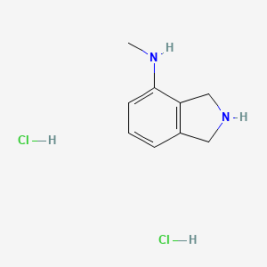 molecular formula C9H14Cl2N2 B1435012 N-Methyl-2,3-dihydro-1H-isoindol-4-amine dihydrochloride CAS No. 1803586-30-2
