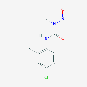 molecular formula C9H10ClN3O2 B14350166 N'-(4-Chloro-2-methylphenyl)-N-methyl-N-nitrosourea CAS No. 92085-21-7