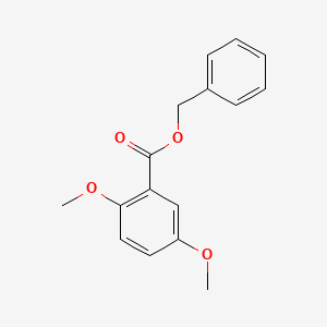 molecular formula C16H16O4 B14350167 Benzyl 2,5-dimethoxybenzoate CAS No. 90578-39-5