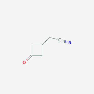 molecular formula C6H7NO B1435019 2-(3-Oxocyclobutyl)acetonitrile CAS No. 2007916-61-0