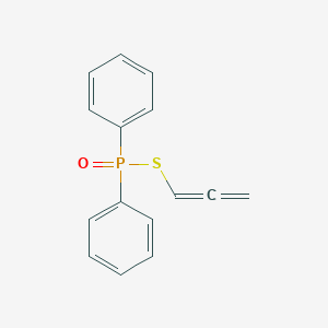 molecular formula C15H13OPS B14350197 S-Propadienyl diphenylphosphinothioate CAS No. 93370-34-4