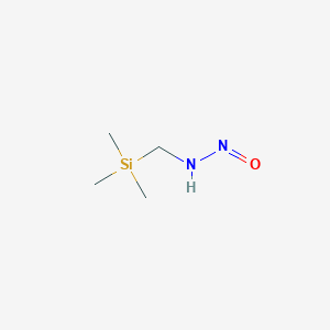 molecular formula C4H12N2OSi B14350211 N-[(Trimethylsilyl)methyl]nitrous amide CAS No. 97869-40-4