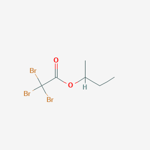 molecular formula C6H9Br3O2 B14350309 Acetic acid, tribromo, 1-methylpropyl ester CAS No. 90380-65-7