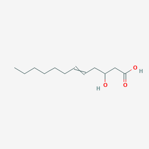 molecular formula C12H22O3 B14350316 3-Hydroxydodec-5-enoic acid CAS No. 97718-78-0