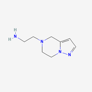 2-(6,7-dihydropyrazolo[1,5-a]pyrazin-5(4H)-yl)ethan-1-amine