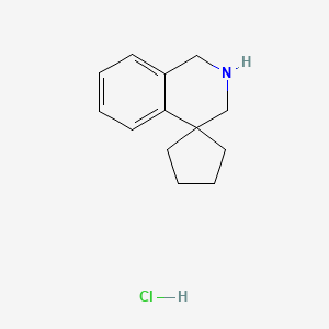 2',3'-dihydro-1'H-spiro[cyclopentane-1,4'-isoquinoline] hydrochloride